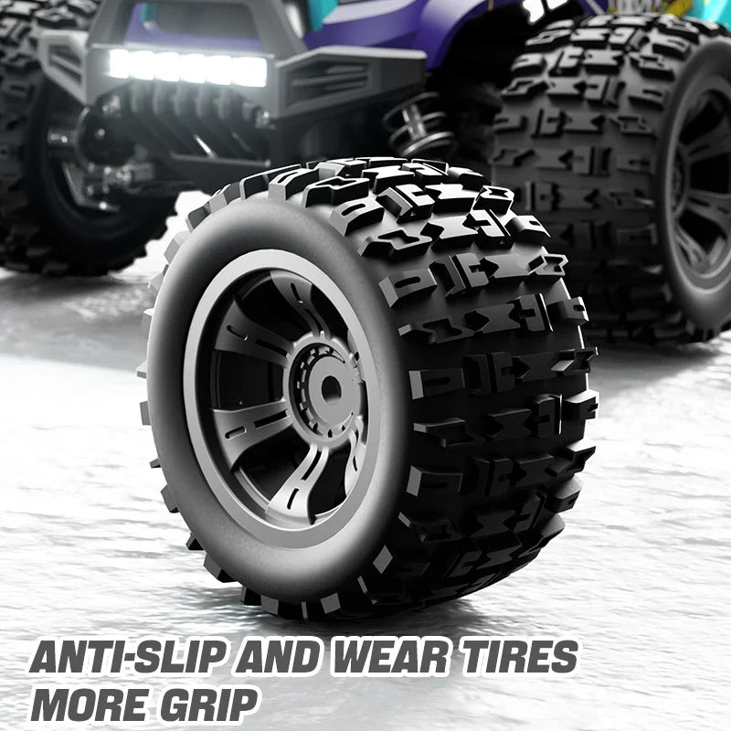 1:18 RC Car With Led Lights 4WD High Speed Cars 40KM 2.4G Remote Control Off Road Car Drift Monster Truck Toys For kids Gift
